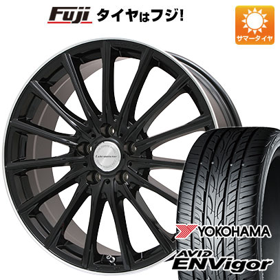 【新品国産5穴114.3車】 夏タイヤ ホイール4本セット 235/40R19 ヨコハマ エイビッド エンビガーS321 レアマイスター LM-S FS15 (グロスブラック/リムポリッシュ) 19インチ(送料無料) サマータイヤ