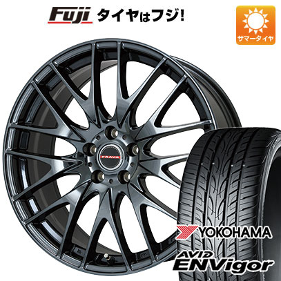 【新品国産5穴114.3車】 夏タイヤ ホイール4本セット 225/35R19 ヨコハマ エイビッド エンビガーS321 ビッグウエイ レイシーン プラバ9M(BMC) 19インチ(送料無料)