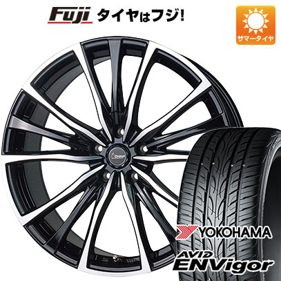 【新品国産車用5穴114.3】 夏タイヤ ホイール4本セット 225/40R19 ヨコハマ エイビッド エンビガーS321 ホットスタッフ クロノス CH-110 19インチ(送料無料)