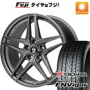 【新品国産5穴114.3車】 夏タイヤ ホイール4本セット 225/55R18 ヨコハマ エイビッド エンビガーS321 OZ SPARCO レコード 18インチ(送料無料) サマータイヤ(2)