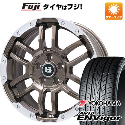 【新品国産5穴114.3車】 夏タイヤ ホイール4本セット 215/45R18 ヨコハマ エイビッド エンビガーS321 ビッグウエイ B-LUGNAS FRD(ブロンズ/リムポリッシュ) 18インチ(送料無料)