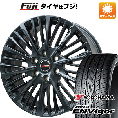 【新品国産5穴114.3車】 夏タイヤ ホイール4本セット 225/40R19 ヨコハマ エイビッド エンビガーS321 プレミックス MER-X(マットブラック) 19インチ(送料無料)