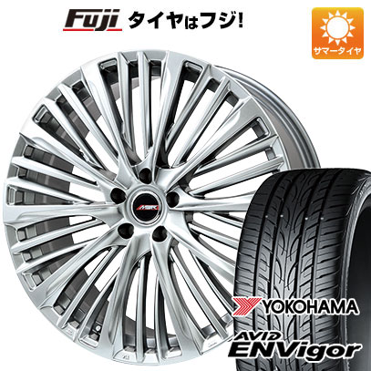 【新品国産5穴114.3車】 夏タイヤ ホイール4本セット 225/50R18 ヨコハマ エイビッド エンビガーS321 プレミックス MER-X(ハイパーシルバー) 18インチ(送料無料) サマータイヤ