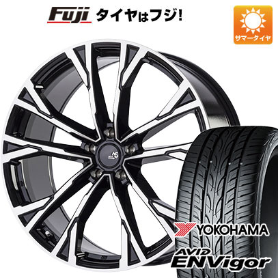 【新品国産5穴114.3車】 夏タイヤ ホイール4本セット 245/45R20 ヨコハマ エイビッド エンビガーS321 アウトストラーダ エクシオン 20インチ(送料無料) サマータイヤ