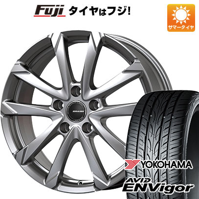 【新品国産5穴114.3車】 夏タイヤ ホイール4本セット 225/45R18 ヨコハマ エイビッド エンビガーS321 コーセイ クレイシズ GC36F 18インチ(送料無料)