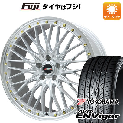 【新品国産車用5穴114.3】 夏タイヤ ホイール4本セット 245/35R20 ヨコハマ エイビッド エンビガーS321 プレミックス MER PROMESH シルバー/リムポリッシュ 20インチ(送料無料)