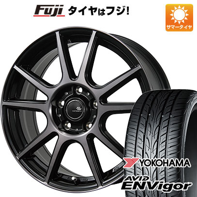 【新品国産5穴114.3車】 夏タイヤ ホイール4本セット 215/45R18 ヨコハマ エイビッド エンビガーS321 トピー セレブロ PFX 18インチ(送料無料)