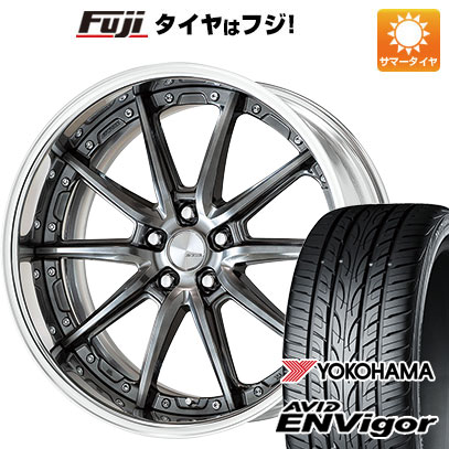 【新品国産5穴114.3車】 夏タイヤ ホイール4本セット 235/55R19 ヨコハマ エイビッド エンビガーS321 ワーク ランベック LS10 19インチ(送料無料)