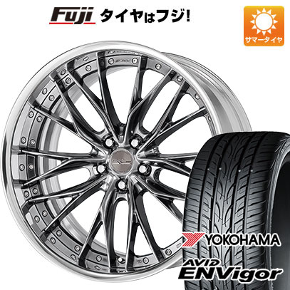 【新品国産5穴114.3車】 夏タイヤ ホイール4本セット 245/45R19 ヨコハマ エイビッド エンビガーS321 ワーク シュヴァート ブルネン 19インチ(送料無料)