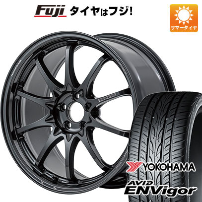 【新品国産5穴114.3車】 夏タイヤ ホイール4本セット 225/40R18 ヨコハマ エイビッド エンビガーS321 レイズ ボルクレーシング CE28N-plus 18インチ(送料無料)