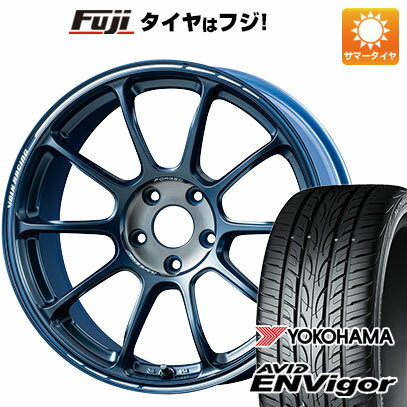 【新品国産5穴114.3車】 夏タイヤ ホイール4本セット 225/45R18 ヨコハマ エイビッド エンビガーS321 レイズ ボルクレーシング ZE40 TIME ATTACK III 18インチ(送料無料)