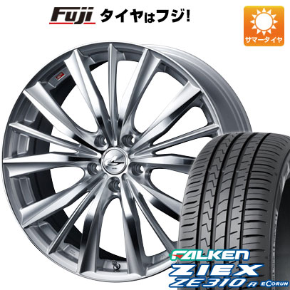 【新品国産5穴100車】 夏タイヤ ホイール4本セット 195/65R15 ファルケン ジークス ZE310R エコラン（限定） ウェッズ レオニス VX 15インチ(送料無料)