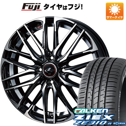 【新品国産4穴100車】 夏タイヤ ホイール4本セット 185/55R15 ファルケン ジークス ZE310R エコラン（限定） WEDS ウェッズ レオニス SK 15インチ(送料無料) サマータイヤ