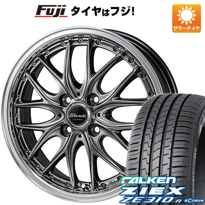 【新品国産4穴100車】 夏タイヤ ホイール4本セット 185/55R15 ファルケン ジークス ZE310R エコラン（限定） モンツァ ワーウィック ディープランド 15インチ(送料無料) サマータイヤ