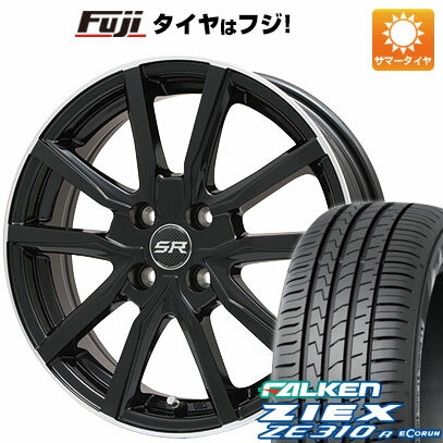 【新品国産5穴114.3車】 夏タイヤ ホイール4本セット 195/65R15 ファルケン ジークス ZE310R エコラン（限定） ブランドル N52B 15インチ(送料無料)