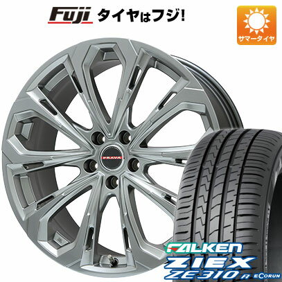 【新品国産車用5穴114.3】 夏タイヤ ホイール4本セット 225/40R18 ファルケン ジークス ZE310R エコラン(限定) ビッグウエイ レイシーン プラバ5X(クロームハイパーシルバー) 18インチ(送料無料)