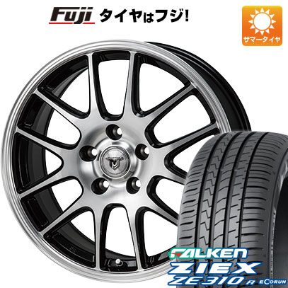 【新品国産5穴100車】 夏タイヤ ホイール4本セット 195/65R15 ファルケン ジークス ZE310R エコラン（限定） モンツァ JPスタイル MJ02 15インチ(送料無料)