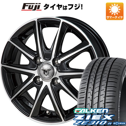 【新品国産4穴100車】 夏タイヤ ホイール4本セット 185/55R15 ファルケン ジークス ZE310R エコラン（限定） モンツァ JPスタイル MJ01 15インチ(送料無料) サマータイヤ
