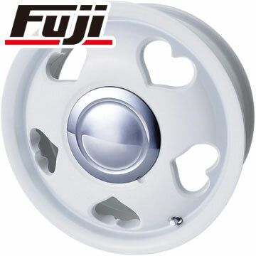 【送料無料】 155/70R13 13インチ G-CORPORATION ムービンカフェレーベル オープンハート2 4.5J 4.50-13 DUNLOP ダンロップ エナセーブ EC204 サマータイヤ ホイール4本セット フジコーポレーション