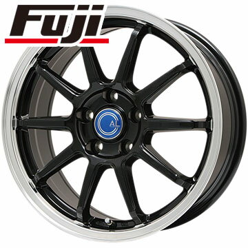 【送料無料】 205/45R17 17インチ BRANDLE-LINE ブランドルライン カルッシャー ブラック/リムポリッシュ 7J 7.00-17 FALKEN ファルケン ジークス ZE914F サマータイヤ ホイール4本セット フジコーポレーション