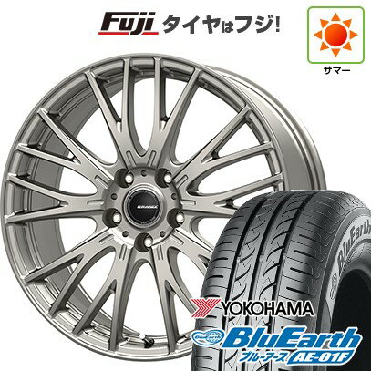 【新品国産5穴114.3車】 夏タイヤ ホイール4本セット 215/60R16 ヨコハマ ブルーアース AE-01F コーセイ クレイシズ SE48 16インチ(送料無料) サマータイヤ