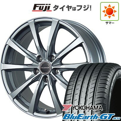 【新品国産車用5穴114.3】 夏タイヤ ホイール4本セット 205/55R16 ヨコハマ ブルーアース GT AE51 ブリヂストン バルミナ LS10 16インチ(送料無料)