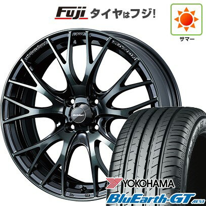 【新品国産4穴100車】 夏タイヤ ホイール4本セット 185/55R15 ヨコハマ ブルーアース GT AE51 WEDS ウェッズスポーツ SA-20R 15インチ(送料無料) サマータイヤ