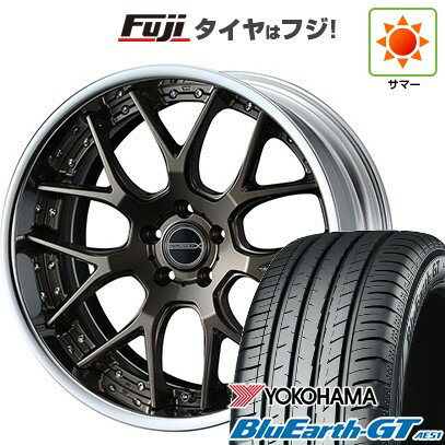【新品国産車用5穴100】 夏タイヤ ホイール4本セット 215/40R18 ヨコハマ ブルーアース GT AE51 WEDS ウェッズ マーベリック 1307M 18インチ(送料無料)