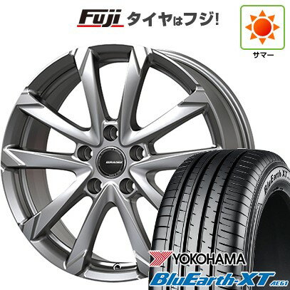 【新品国産車用5穴114.3】 夏タイヤ ホイール4本セット 225/65R17 ヨコハマ ブルーアース XT AE61 コーセイ クレイシズ GC36F 17インチ(送料無料)