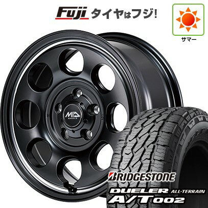 【新品国産車用5穴114.3】 夏タイヤ ホイール4本セット 245/70R16 ブリヂストン デューラー A/T002 OWL/RBL MID WHEELS ガルシア パーム8 16インチ(送料無料)