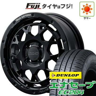【新品 軽自動車】ハスラー デリカミニ(4WD) 夏タイヤ ホイール4本セット 165/60R15 ダンロップ エナセーブ EC204 RAYS レイズ デイトナ M9+ 15インチ(送料無料) サマータイヤ