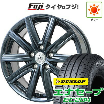 【新品国産車用5穴114.3】 夏タイヤ ホイール4本セット 215/65R16 ダンロップ エナセーブ EC204 テクノピア アフロディーテ MZ 16インチ(送料無料)