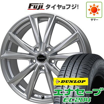 【新品国産5穴114.3車】 夏タイヤ ホイール4本セット 205/60R16 ダンロップ エナセーブ EC204 ホットスタッフ エクスターST 16インチ(送料無料) サマータイヤ