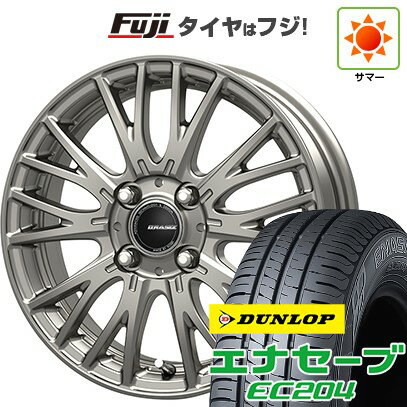 【新品国産4穴100車】 夏タイヤ ホイール4本セット 185/55R15 ダンロップ エナセーブ EC204 コーセイ クレイシズ SE48 15インチ(送料無料) サマータイヤ