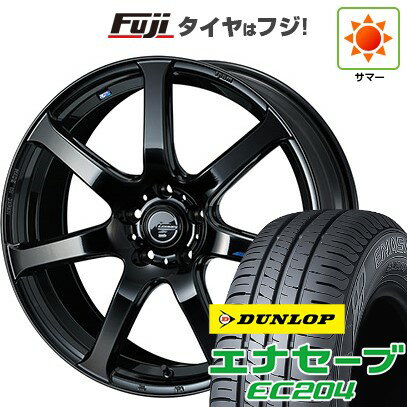 【新品国産車用5穴114.3】 夏タイヤ ホイール4本セット 225/45R18 ダンロップ エナセーブ EC204 WEDS ウェッズ レオニス NAVIA 07 18インチ(送料無料)