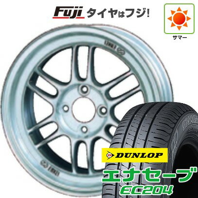 【新品国産車用5穴100】 夏タイヤ ホイール4本セット 205/55R16 ダンロップ エナセーブ EC204 ENKEI エンケイ RP-F1 16インチ(送料無料)