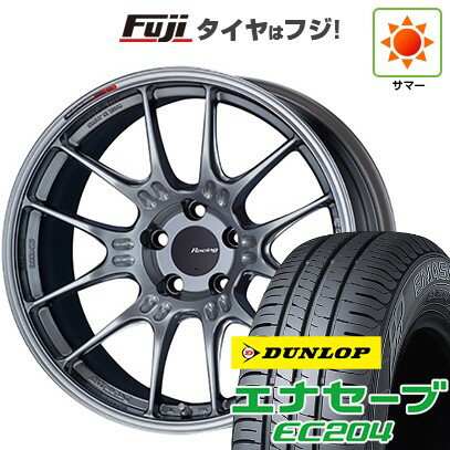 【新品国産車用5穴114.3】 夏タイヤ ホイール4本セット 225/50R18 ダンロップ エナセーブ EC204 ENKEI エンケイ GTC02 18インチ(送料無料)