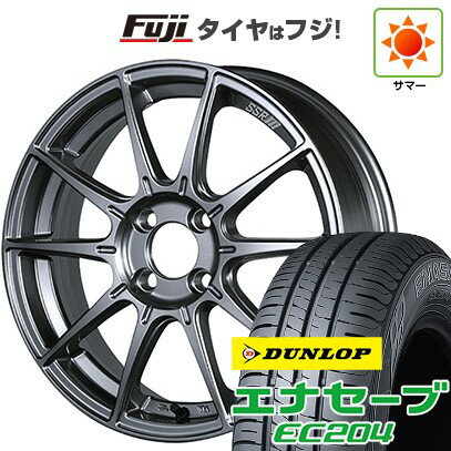 【新品国産4穴100車】 夏タイヤ ホイール4本セット 185/55R15 ダンロップ エナセーブ EC204 SSR GT GTX01 15インチ(送料無料) サマータイヤ