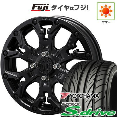 【新品 軽自動車】 夏タイヤ ホイール4本セット 165/40R16 ヨコハマ DNA Sドライブ クリムソン マーテルギア(MG) ゴーレム Jr 16インチ(送料無料) サマータイヤ
