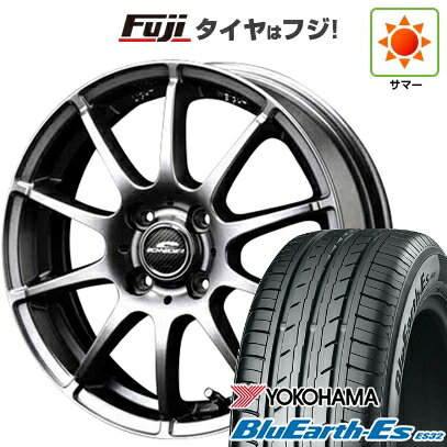 【新品 軽自動車】 夏タイヤ ホイール4本セット 145/80R13 ヨコハマ ブルーアース ES32 MID WHEELS スタッグ メタリックグレー 13インチ(送料無料)