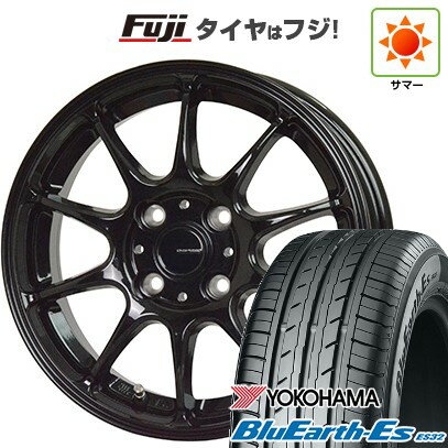 【新品国産車用4穴100】 夏タイヤ ホイール4本セット 195/50R16 ヨコハマ ブルーアース ES32 ホットスタッフ ジースピード G-07 16インチ(送料無料)