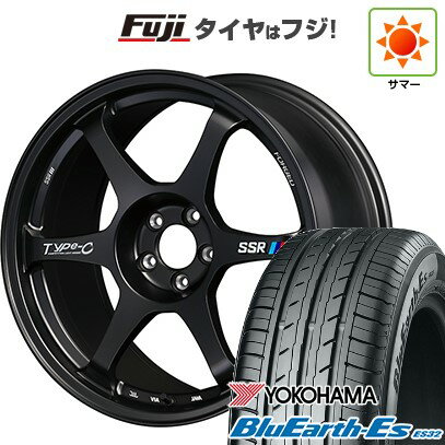 【新品国産車用5穴100】 夏タイヤ ホイール4本セット 215/45R17 ヨコハマ ブルーアース ES32 SSR Type-c FORGED 7.5J 17インチ(送料無料)
