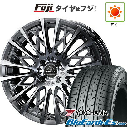 【新品】クロスビー/イグニス 夏タイヤ ホイール4本セット 175/60R16 ヨコハマ ブルーアース ES32 WEDS ウェッズ クレンツェ シュリット 855EVO 16インチ(送料無料)