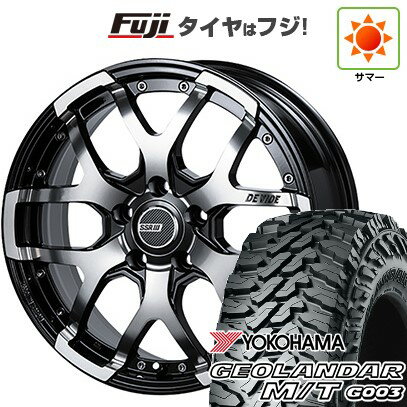 【新品国産車用5穴114.3】 夏タイヤ ホイール4本セット 215/70R16 ヨコハマ ジオランダー M/T G003 SSR ディバイド ZS 16インチ(送料無料)