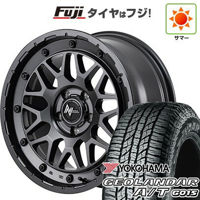【新品国産車用5穴114.3】 夏タイヤ ホイール4本セット 225/65R17 ヨコハマ ジオランダー A/T G015 OWL/RBL MID WHEELS NITRO POWER M29 スティンガー 17インチ(送料無料)