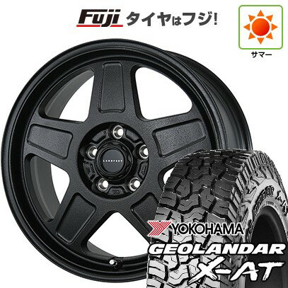 【新品国産車用5穴114.3】 夏タイヤ ホイール4本セット 215/70R16 ヨコハマ ジオランダー X-AT G016 RBL トピー ランドフット GWD 16インチ(送料無料)
