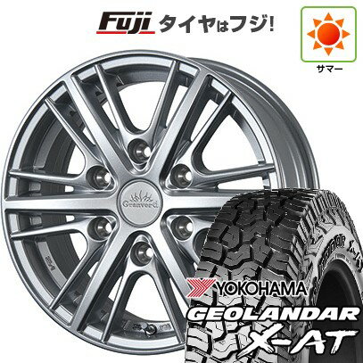 【新品】ハイエース200系 夏タイヤ ホイール4本セット 195/80R15 107/105N ヨコハマ ジオランダー X-AT G016 OWL TWS グランヴァード HC1 6J 15インチ(送料無料)