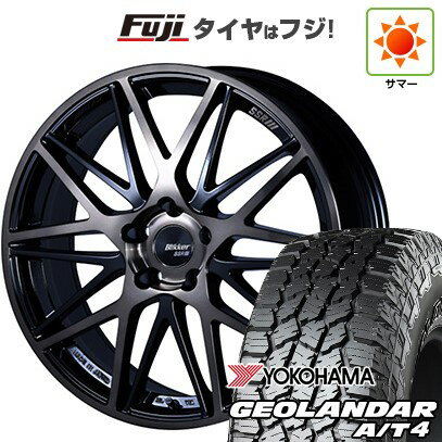 【新品国産車用5穴114.3】 夏タイヤ ホイール4本セット 225/65R17 ヨコハマ ジオランダー A/T4 G018 RBL SSR ブリッカー 01M 17インチ(送料無料)