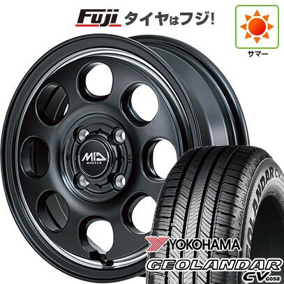 【新品 軽自動車】ハスラー デリカミニ(4WD) 夏タイヤ ホイール4本セット 165/60R15 ヨコハマ ジオランダー CV G058 MID WHEELS ガルシア パーム8 15インチ(送料無料) サマータイヤ