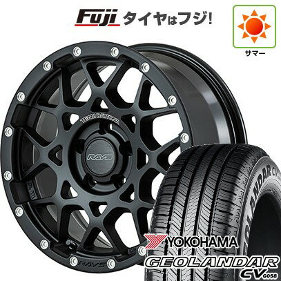 【新品国産車用5穴114.3】 夏タイヤ ホイール4本セット 235/70R16 ヨコハマ ジオランダー CV G058 RAYS レイズ デイトナ M8 16インチ(送料無料)